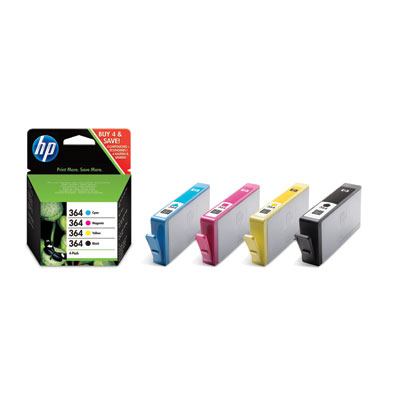 Pack 4 Cartuchos Hp 364 Tinta Original