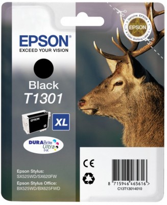 Cartucho Tinta Epson T1301 / C13T13014010 Negro Original