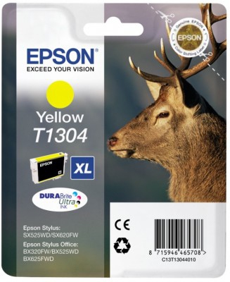 Cartucho Tinta Epson T1304 / C13T13044010 Amarillo Original