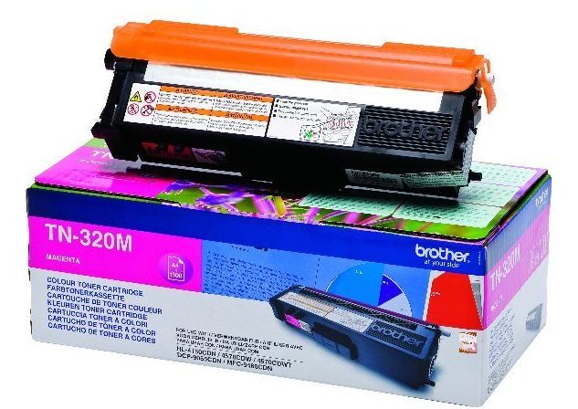 Cartucho Toner Brother TN320M Magenta Original