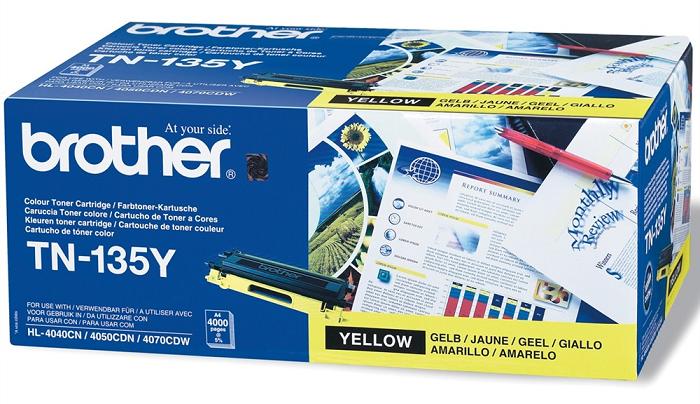 Cartucho Toner Brother TN135Y Amarillo Original