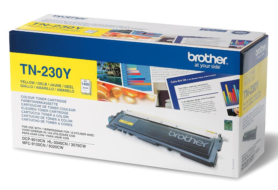 Cartucho Toner Brother TN230Y Amarillo Original