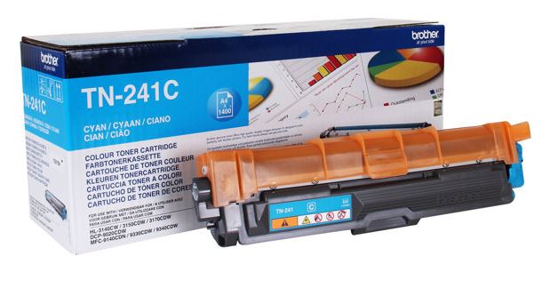 Cartucho Toner Brother TN241C Cian Original