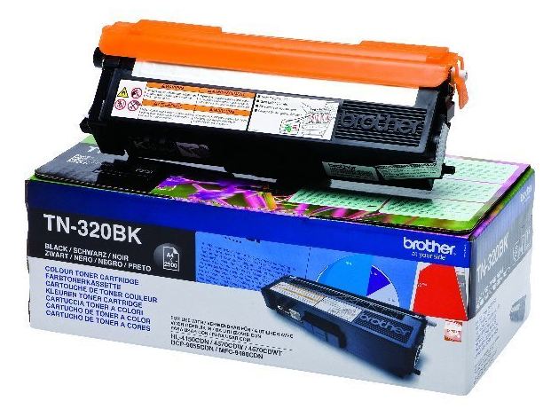 Cartucho Toner Brother TN320BK Negro Original