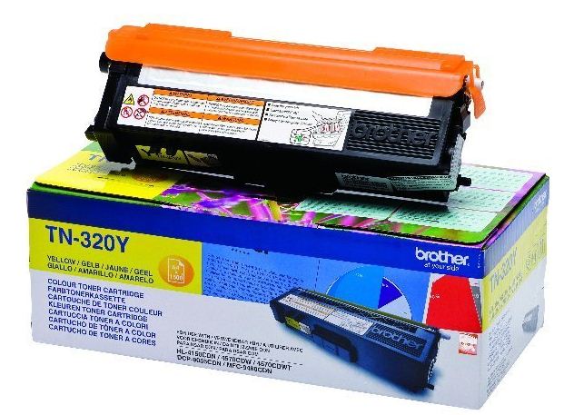 Cartucho Toner Brother TN320Y Amarillo Original