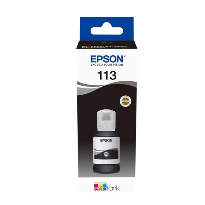 Botella Tinta Epson 113 Negro Original