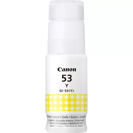 Botella Tinta Canon GI53 Amarillo Original