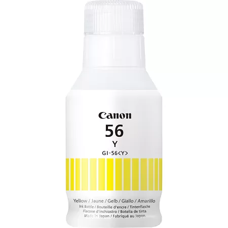 Botella Tinta Canon GI56 Amarillo Original