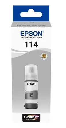 Botella Tinta Epson 114 Gris Original