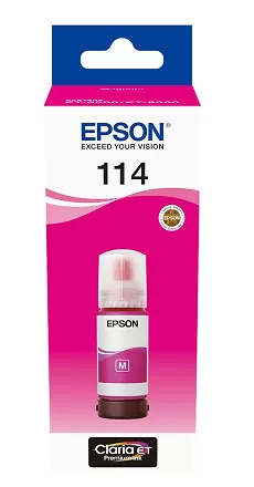 Botella Tinta Epson 114 Magenta Original