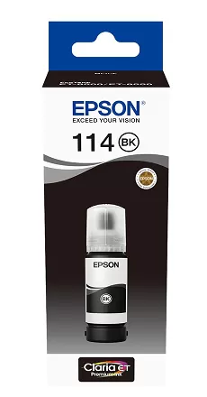 Botella Tinta Epson 114 Negro Original