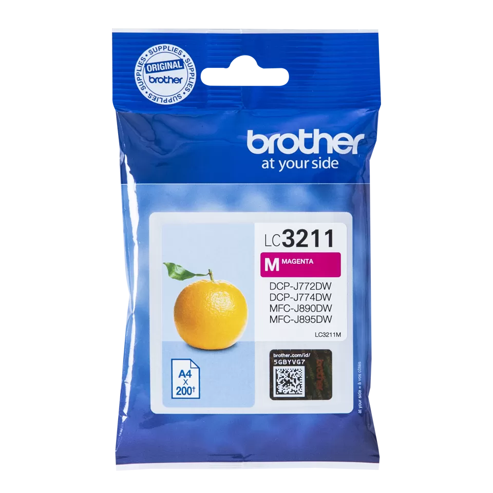 Cartucho Tinta Brother LC3211M Magenta Original