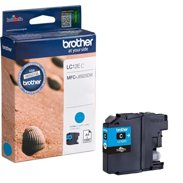 Cartucho Tinta Brother LC-12E Cian Original