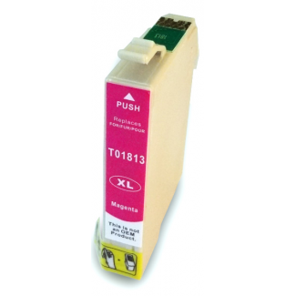 Cartucho Epson T1813 Magenta Compatible