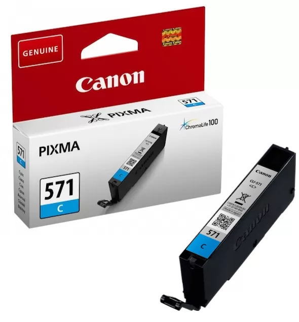 Cartucho Tinta Canon CLI571C Cian Original