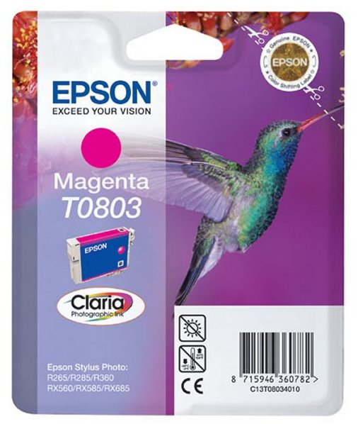 Cartucho Tinta Epson T0803 / C13T08034011 Original