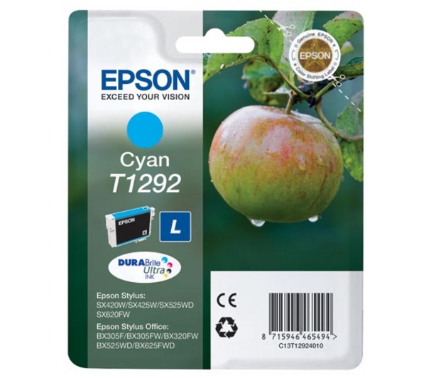 Cartucho Tinta Epson T1292 / C13T12924011 Cian Original