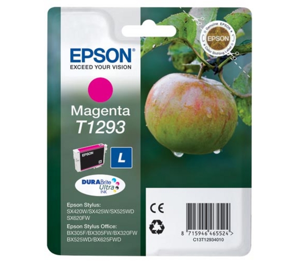 Cartucho Tinta Epson T1293 / C13T12934011 Magenta Original