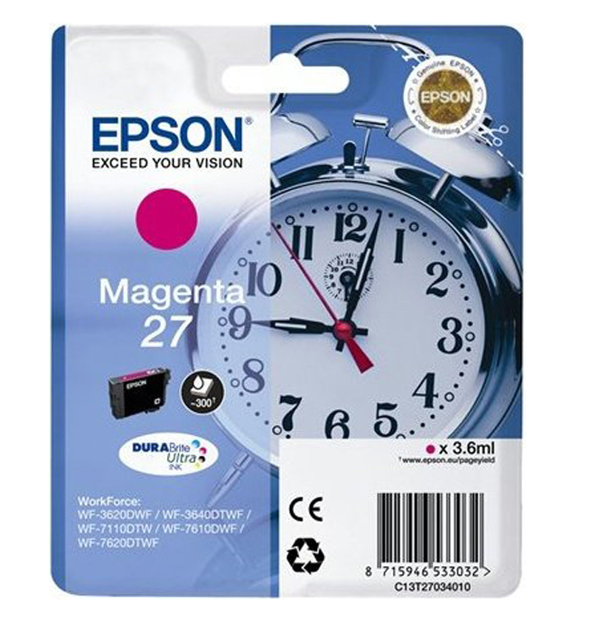 Cartucho Tinta Epson T2703 Magenta Original