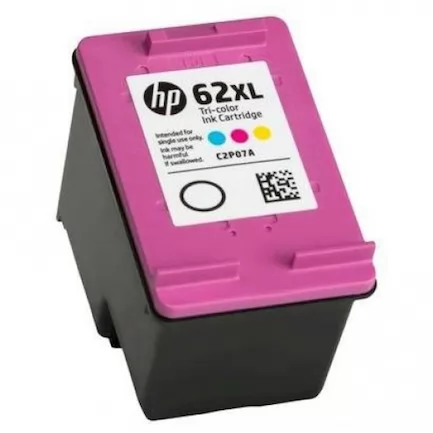 Cartucho Tinta Hp 62XL Tricolor Compatible