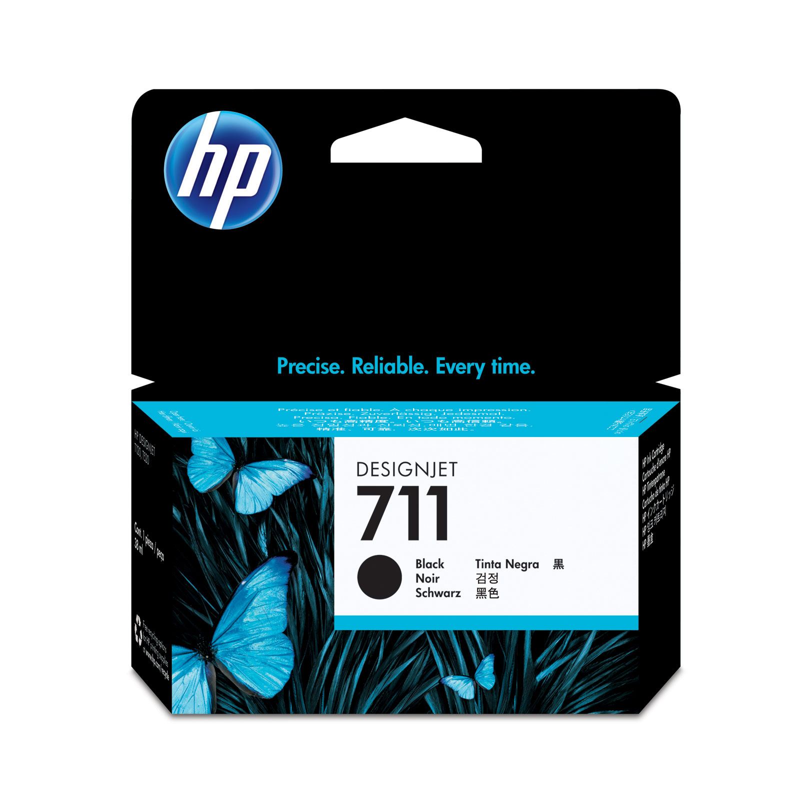 Cartucho Tinta Hp 711 Negro Original