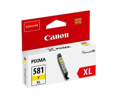 Cartucho Tinta Canon CLI581XL Amarillo Original