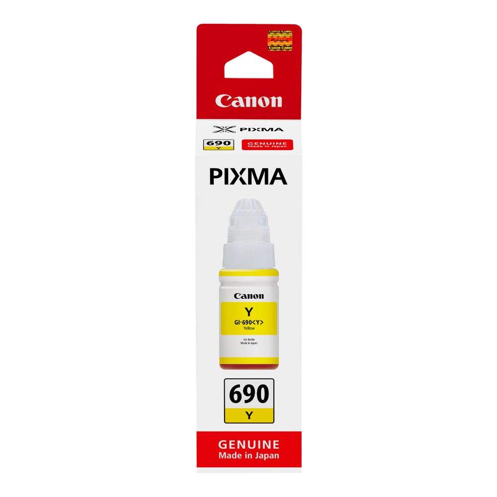 Canon GI590Y Botella Tinta Color Amarillo Original