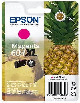 Cartucho Tinta Epson 604XL Magenta Original