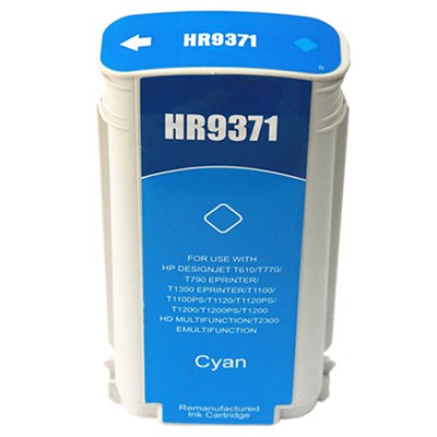 Cartucho Tinta Hp 72 Cian Compatible