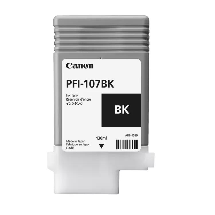 Cartucho Tinta Canon PFI107BK Negro Original