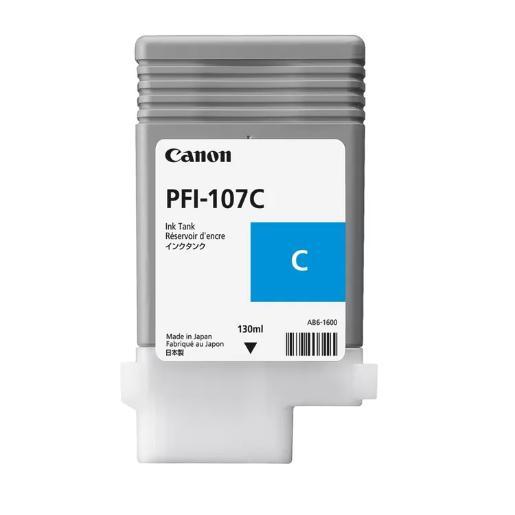 Cartucho Tinta Canon PFI107C Cian Original