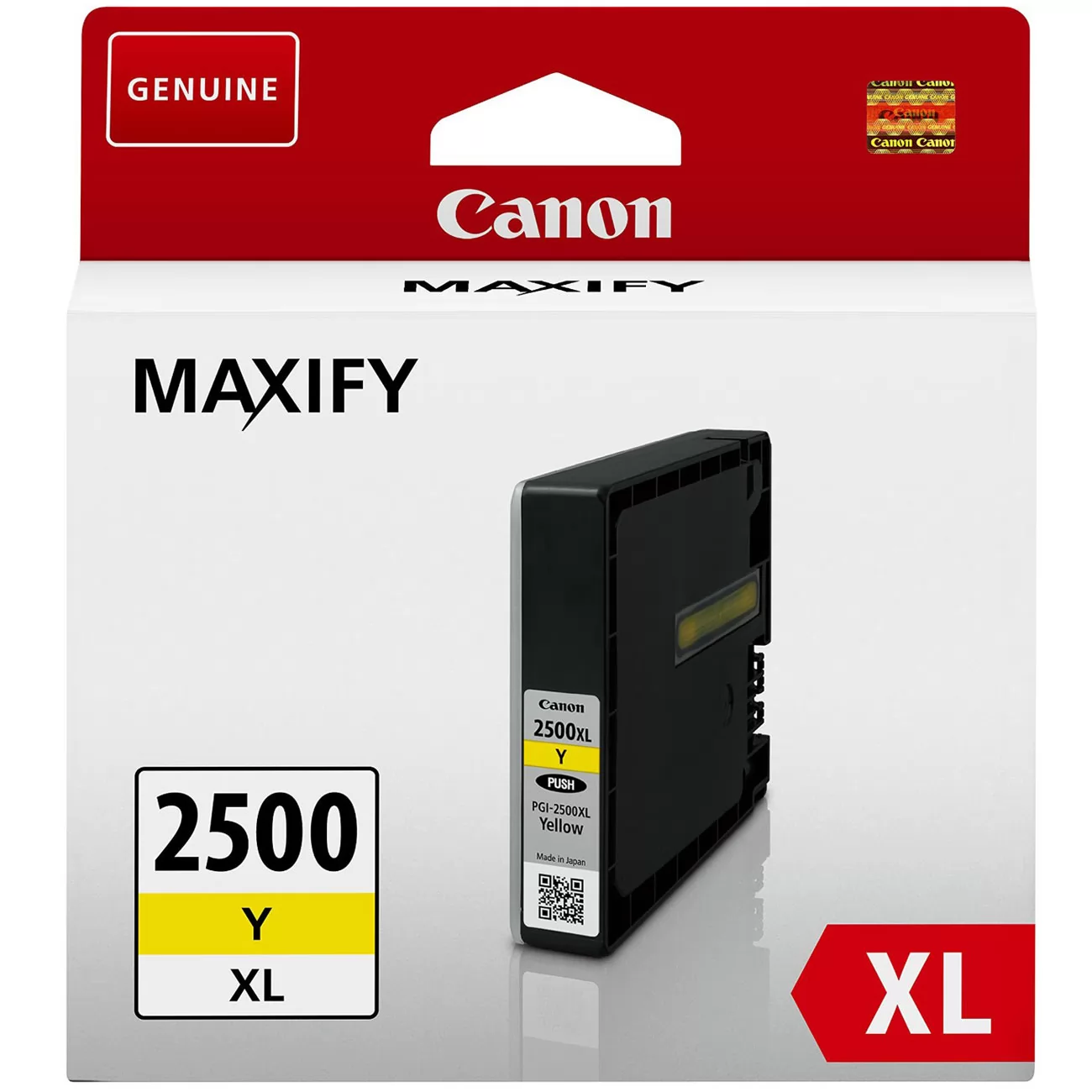 Cartucho Tinta Canon PGI2500XL Amarillo Original