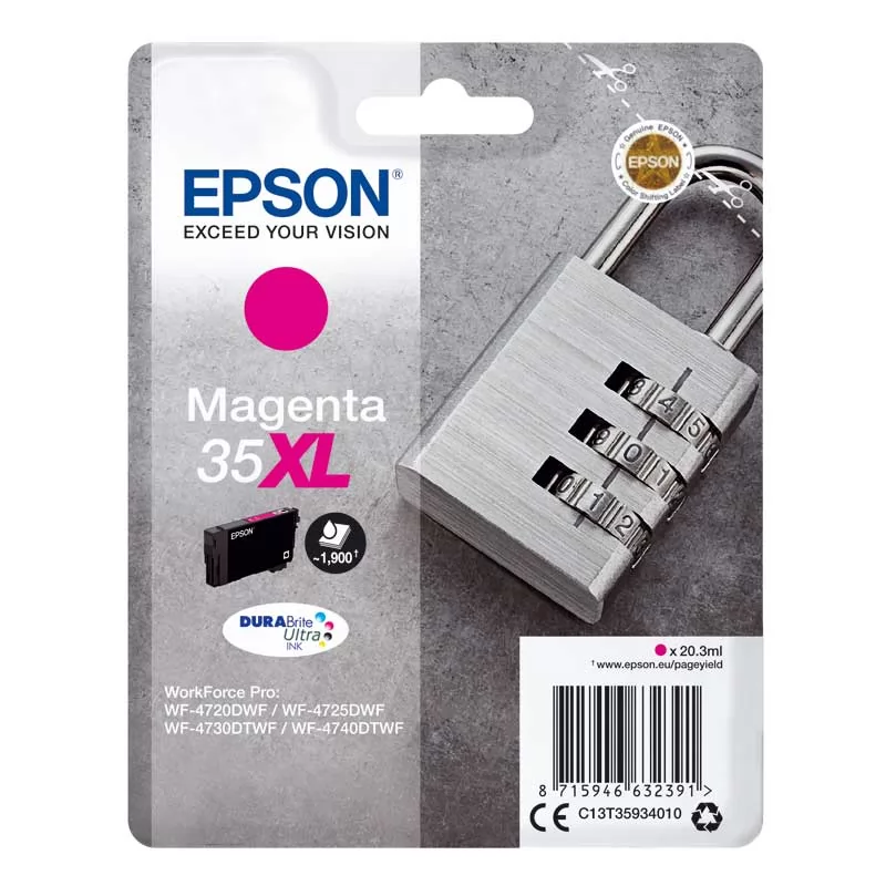 Cartucho Tinta Epson T3593 XL Magenta Original