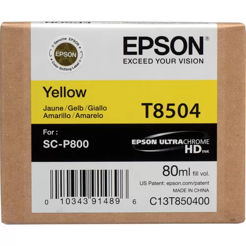 Cartucho Tinta Epson T8504 Amarillo Original