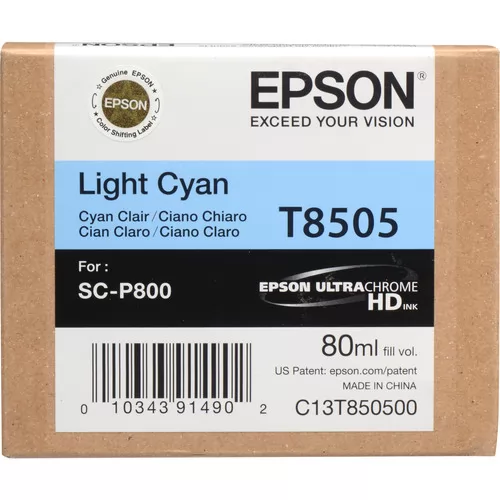 Cartucho Tinta Epson T8505 Light Cian Original