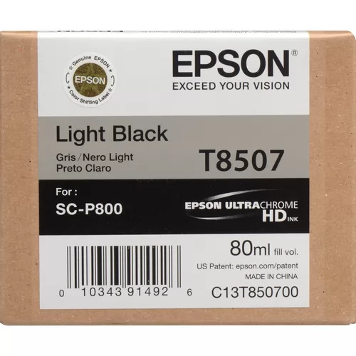 Cartucho Tinta Epson T8507 Light Negro Original