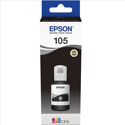 Botella de Tinta Epson 105 Negro Original