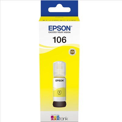 Botella de Tinta Epson 106 Amarillo Original