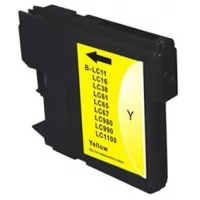 Cartucho Tinta Compatible Brother LC980Y LC1100Y Amarillo Cartucho Tinta Compatible Brother LC980Y LC1100Y Amarillo