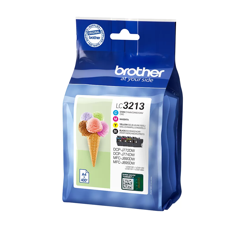 Pack Cartucho Tinta Brother LC3213VAL Original