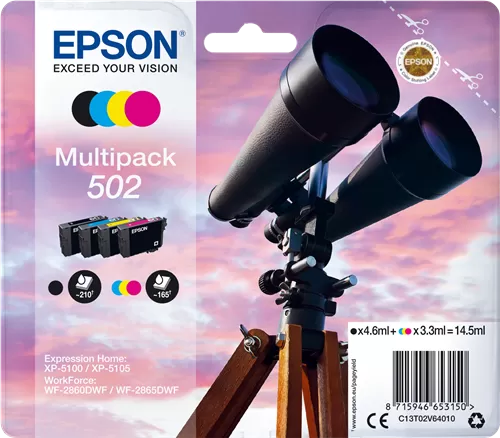 Multipack Cartuchos Tinta Epson 502 Original