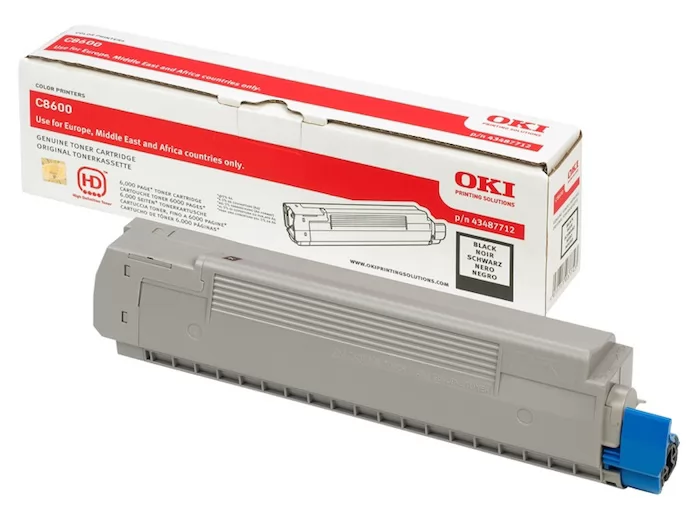 Toner Oki 43487712 Negro Original