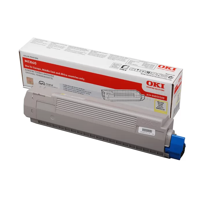 Toner Oki 44059209 Amarillo Original