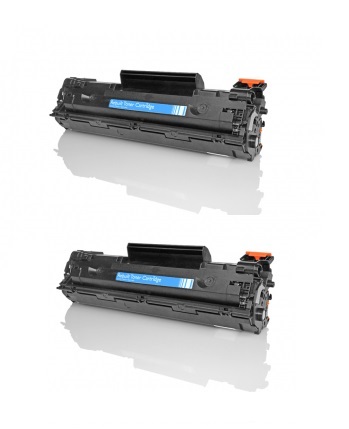 Pack 2 Toner Hp CB436A / 36A Compatible