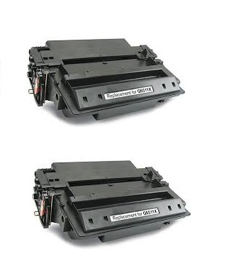 Pack 2 Toner Hp Q6511X / Hp 11X Negro Compatible