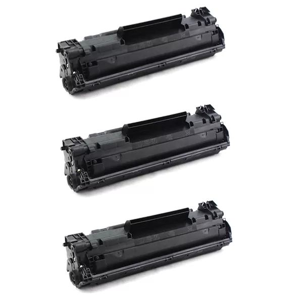 Pack 3 Toner Hp CF283X Negro Compatible