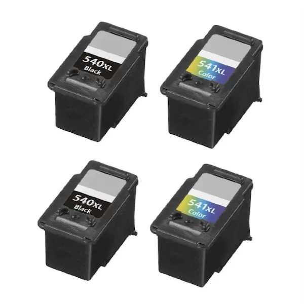 Cartuchos Pack 4 Canon CL541XL - PG540XL Compatibles