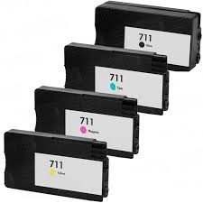 Pack 4 Cartuchos Hp 711XL Tinta Compatible