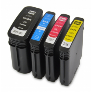 Pack 4 Cartuchos Hp 940XL Tinta Compatible