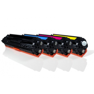 Pack 4 Toner Hp CE320A CE321A CE322A CE323A Compatible